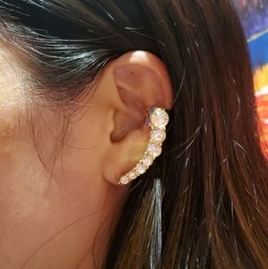 Cara Couture stud earrings and ear climber. Cystal